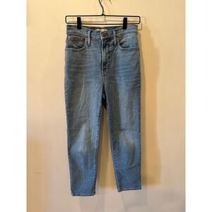 Madewell The  Perfect Vintage Jeans Women 26 90s Mom Jeans High-Rise Tapered